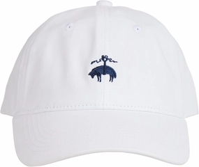 Brooks Brothers Men’s Classic 100% Cotton Twill Baseball Cap - Woven Logo One-Size Adjustable Hat, Navy Classic