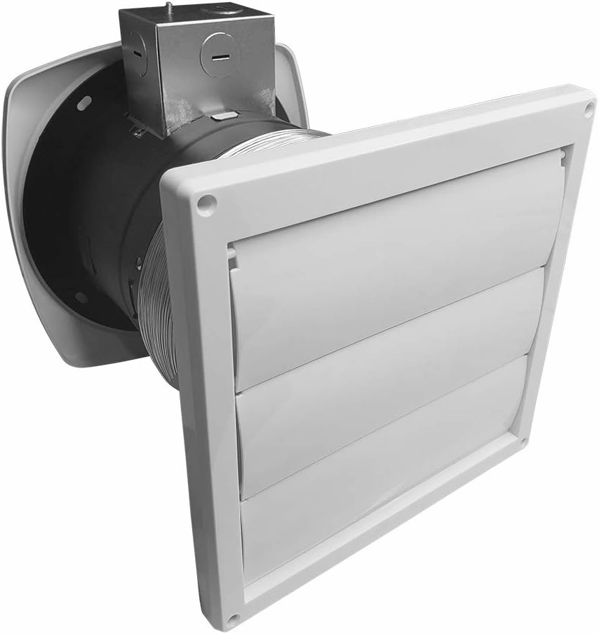 BV Ventilation Exhaust Fan for Home, Through-The-Wall Utility Fan, 70 CFM, 4.0 Sones, 6 inch