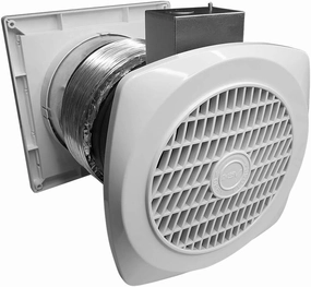 BV Ventilation Exhaust Fan for Home, Through-The-Wall Utility Fan, 70 CFM, 4.0 Sones, 6 inch