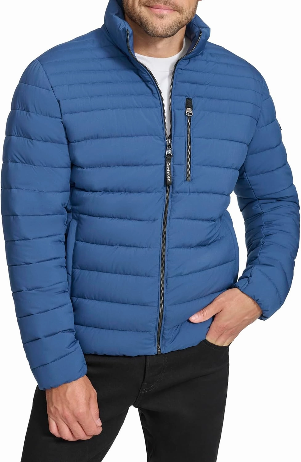 Calvin Klein Men's Full Zip Down Puffer Coat