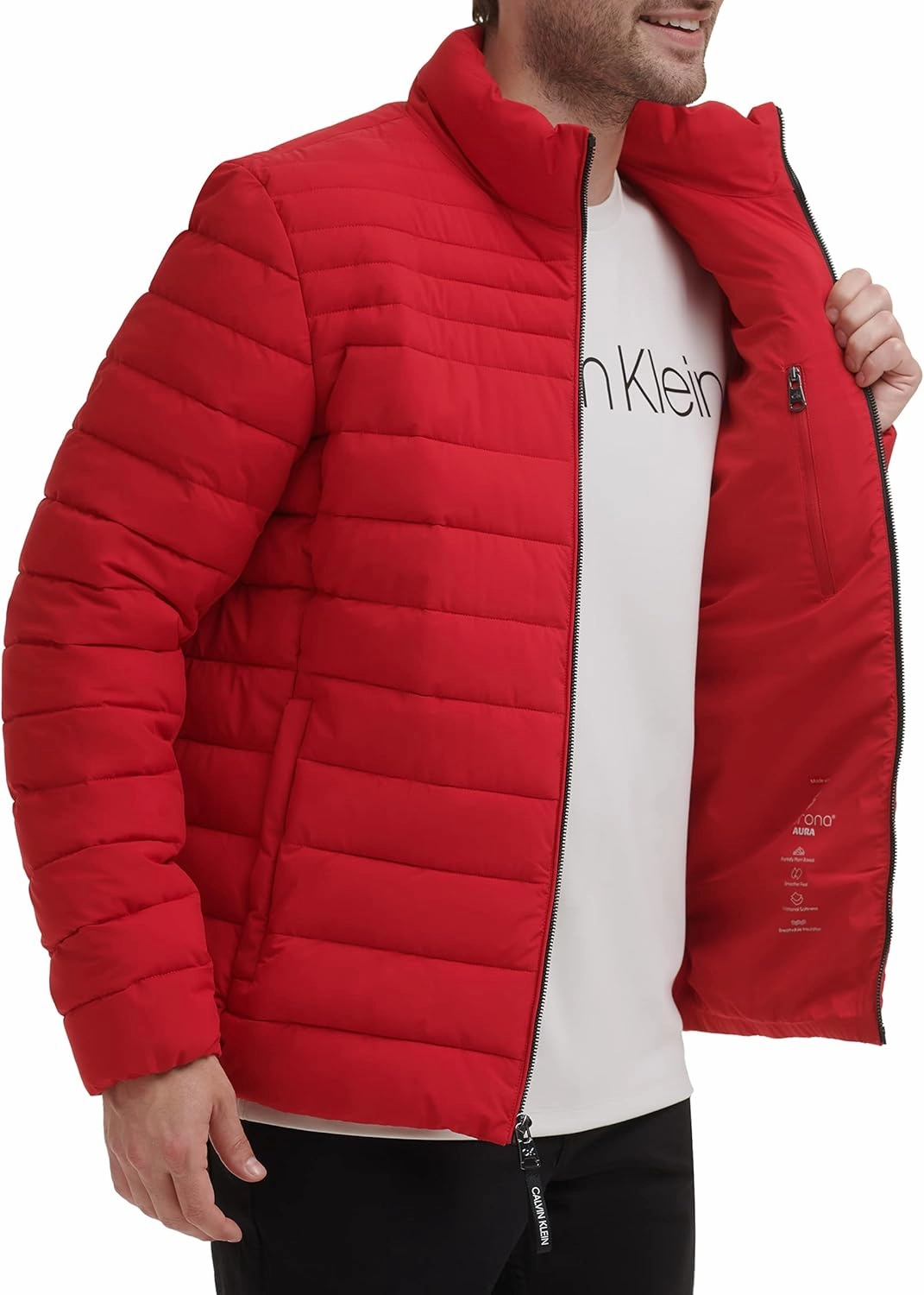 Calvin Klein Men's Full Zip Down Puffer Coat