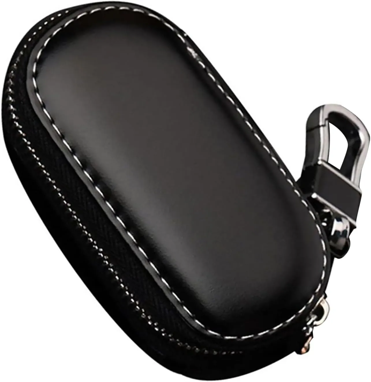 Car Key Holder Leather Car Key Pounch Vehicle Key Case Bag Remote Fob Smart Key Protector 9.5 * 5 * 3.5 cm
