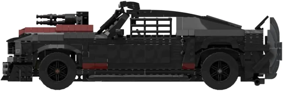 Car Model Building Blocks Set, Movie Scene Car Tech Model DIY Assembly Model, MOC Collectible Racing Vehicle Toy for Teen Adult (1552PCS)