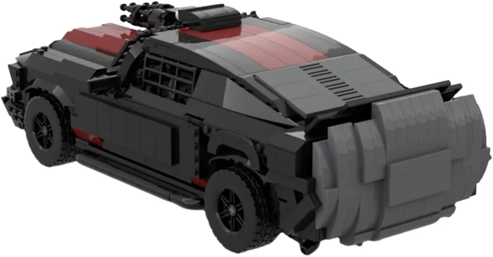 Car Model Building Blocks Set, Movie Scene Car Tech Model DIY Assembly Model, MOC Collectible Racing Vehicle Toy for Teen Adult (1552PCS)