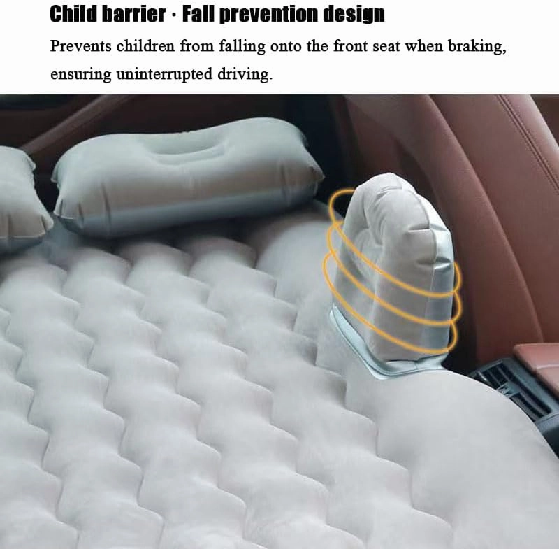 Car Air Mattress for Lexus UX, Inflatable Back Seat Sleeping Pad with Pump & 2 Pillows, Folding Portable Camping Bed for Travel& Road Trips,Blue
