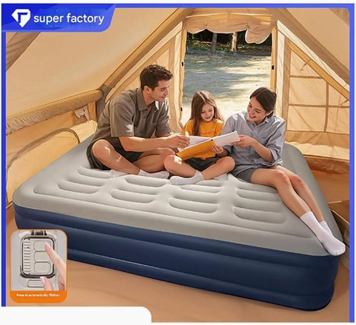 Car Air Mattresses for 2024 2025 Hyundai Santa Fe (Limited/Calligraphy) SUV,Thickened Car Camping Bed Sleeping Pad with Upgrade Side File Portable Car Mattress for Travle and Camping,A