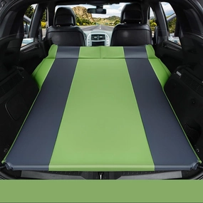 Car Automatic Inflatable Bed for Audi Q2 2017 2017 2018 2019 2020 2021 2022 2023 2024, Portable Movable Thickened Trunk Sleeping Bed Outdoor Camping Hiking Air Mattress,Green