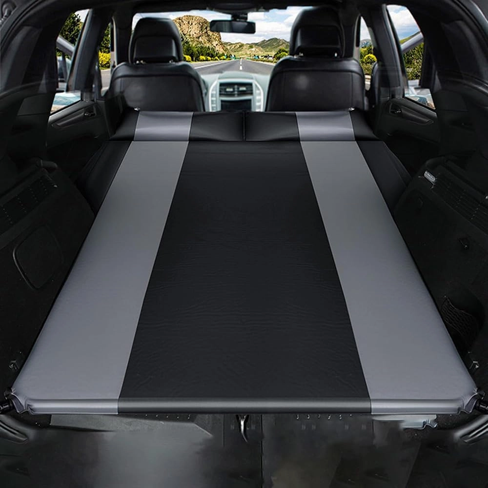 Car Automatic Inflatable Bed for HAVAL H6 2011 2012 2013 2014 2015 2016 2017, Portable Movable Thickened Trunk Sleeping Bed Outdoor Camping Hiking Air Mattress,Grey