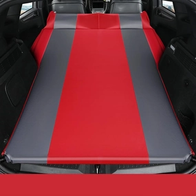 Car Automatic Inflatable Bed for Hyundai Grand Santafe 7seats 2013 2014 2015 2016 2017, Portable Movable Thickened Trunk Sleeping Bed Outdoor Camping Hiking Air Mattress,Red