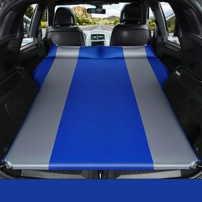 Car Automatic Inflatable Bed for Isuzu MU-X 5seats 2015 2016 2017 2018 2019 2020, Portable Movable Thickened Trunk Sleeping Bed Outdoor Camping Hiking Air Mattress,Blue