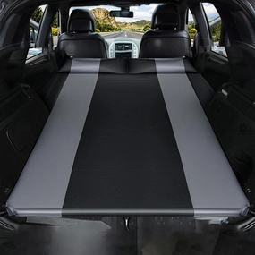Car Automatic Inflatable Bed for Toyota Fortuner 2011 2012 2013 2014 2015, Portable Movable Thickened Trunk Sleeping Bed Outdoor Camping Hiking Air Mattress,Grey