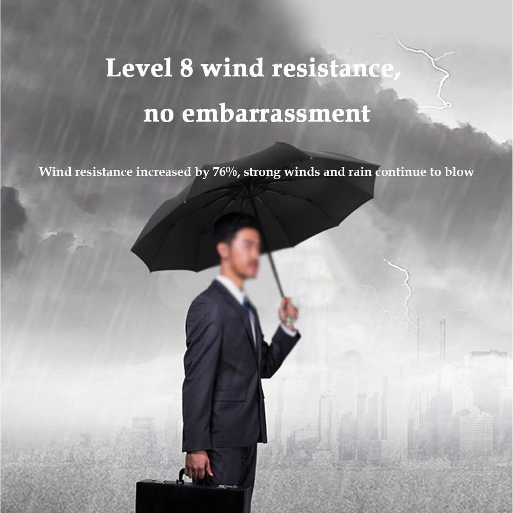 Car Folding Umbrella with for Lambo-rghini Marzal Miura Murcielago Logo,Automatic Open/Close Lightweight Portable Parasol Outdoor Travel Umbrella Folding Travel Umbrella