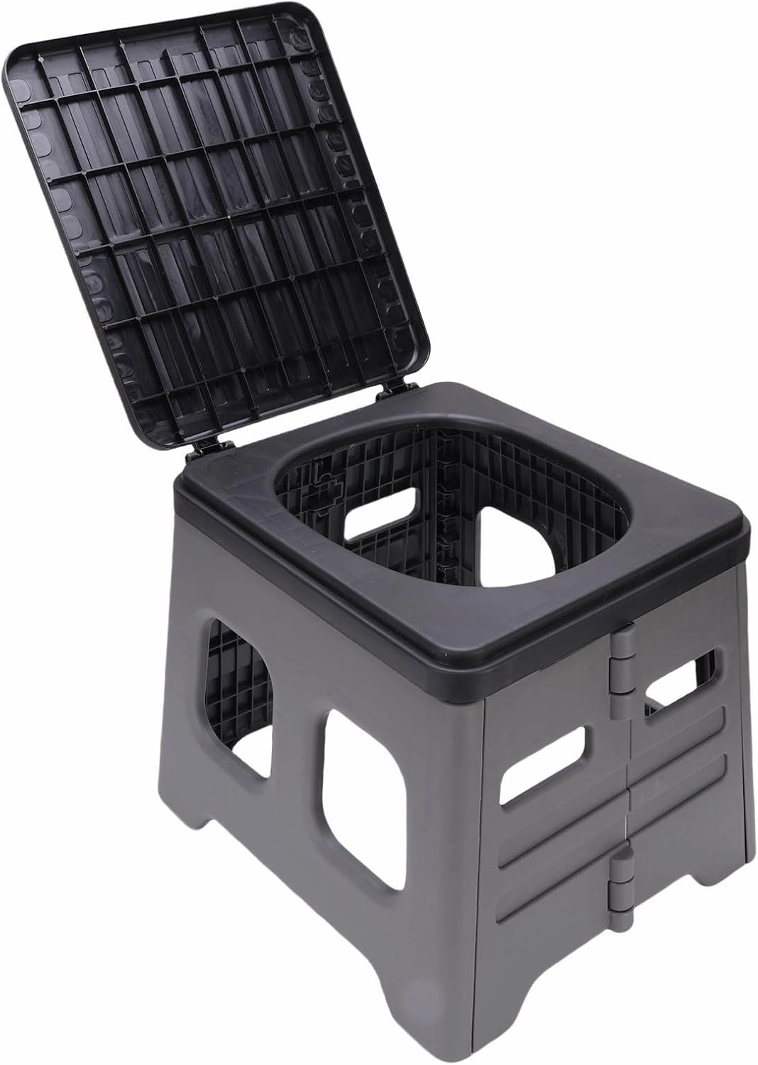 Car Toilet, Portable Toilet Easy Assembly 75kg Bearing for Outdoor Activities (Grey)