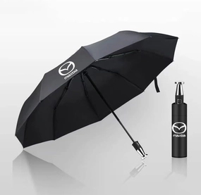 Car Umbrellas for Mazda Biante 2008-2018, Windproof Rain Umbrellas Portable Folding Umbrella for Travel Automatic Umbrellas Sun Umnrella for Men and Women,A