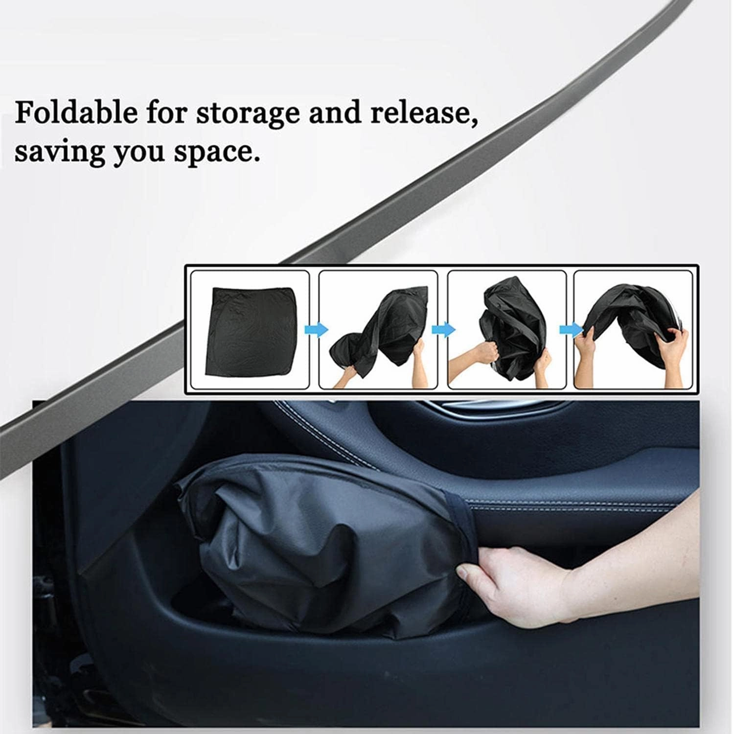 Car Windshield Sun Shade for Excelle GT Hatchback 2007-2015, Foldable Portable Car Universal Shade Umbrella, Block UV Rays, Keep Cool and Protect Interior,Silver