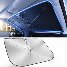 Car Windshield Sun Shade for Mazda Biante 2008-2018, Portable Foldable Front Window Sunshade Front Screen Sunshade Car Accessories,Medium(57" L x 32" W)