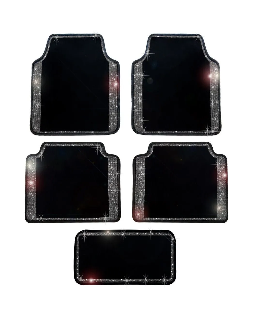 Carpets Ultra Bling Full Car Silver