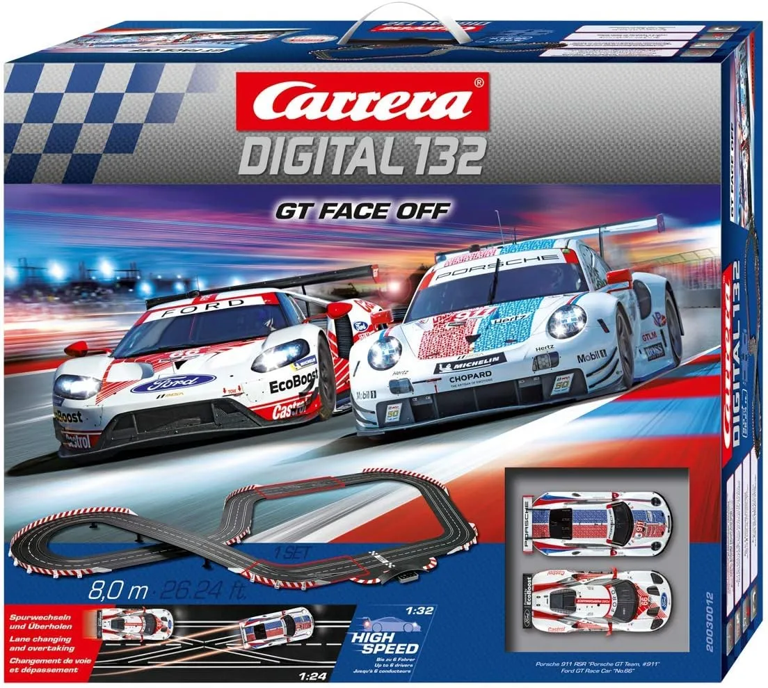 Carrera License 20030012 Digital 132 Set GT Face Off, unisex-children