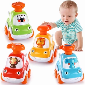 Cars Toys for 1 Year Old Boy Gifts Press and Go Toys Cars for Toddlers 1-3 Baby Toys 12-18 Months Toddler Toys for Ages 0-2 One Year Old Boy Toys 1st Birthday Gifts 2 3 Year Old Boy Girl Birthday Gift