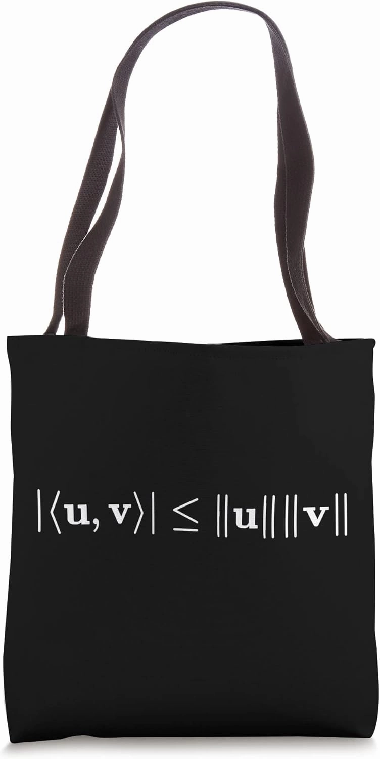 Cauchy-Schwarz inequality, cool math and science Tote Bag