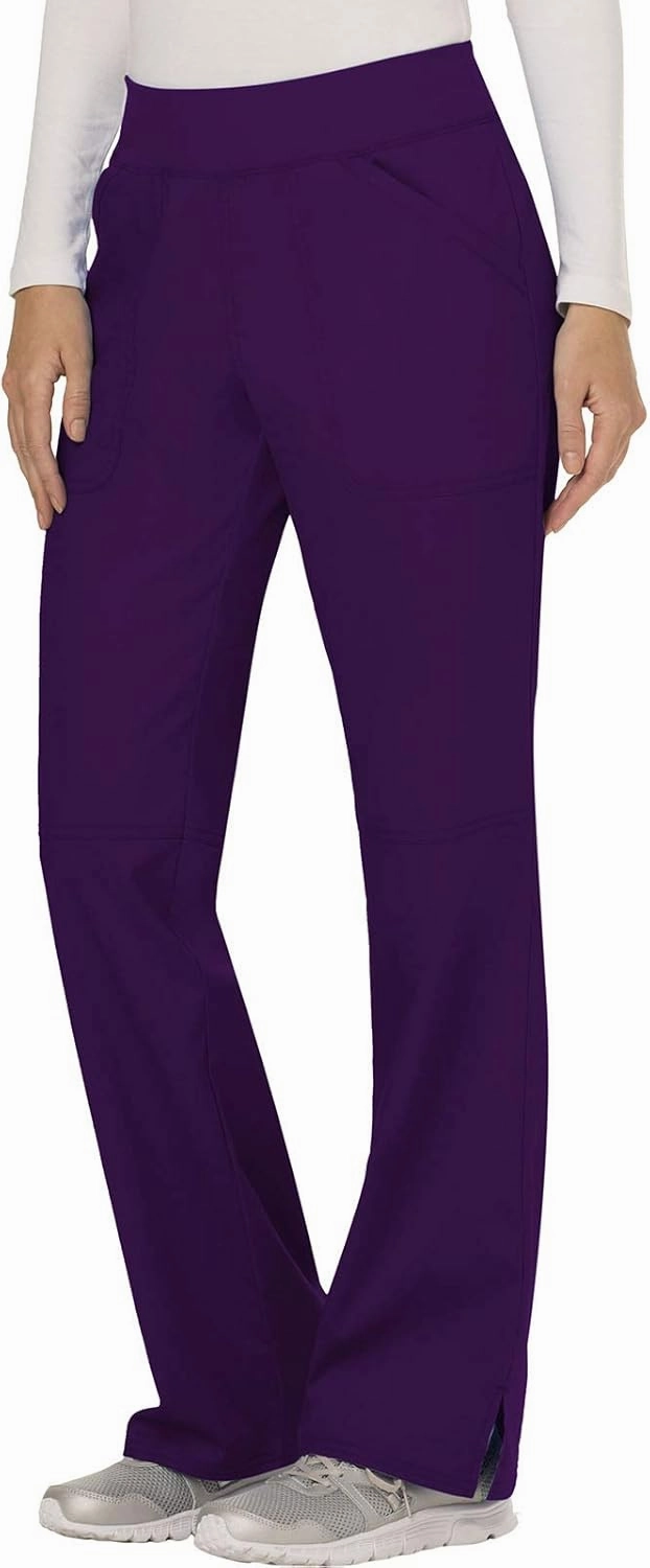 Cherokee Scrub Set For Women, Modern Classic Fit Mock Wrap Top WW610 With Mid Rise, Straight Leg Pant WW110