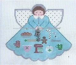 Christmas Kitchen Angel w/Charms