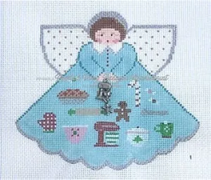 Christmas Kitchen Angel w/Charms