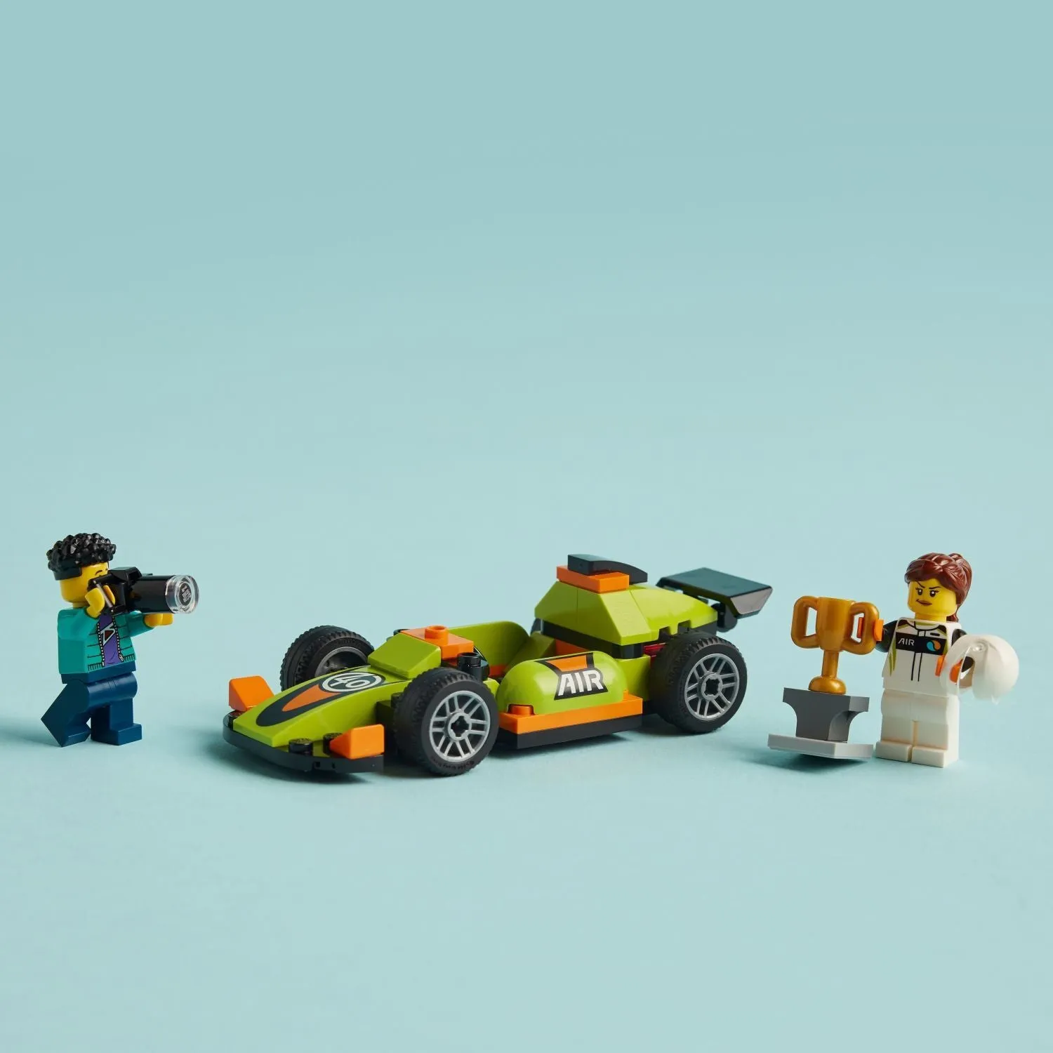 City: Green Race Car