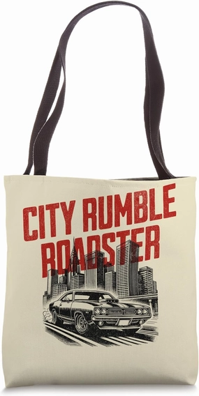 City Rumble Roadster: Pavement Conqueror Collection Tote Bag