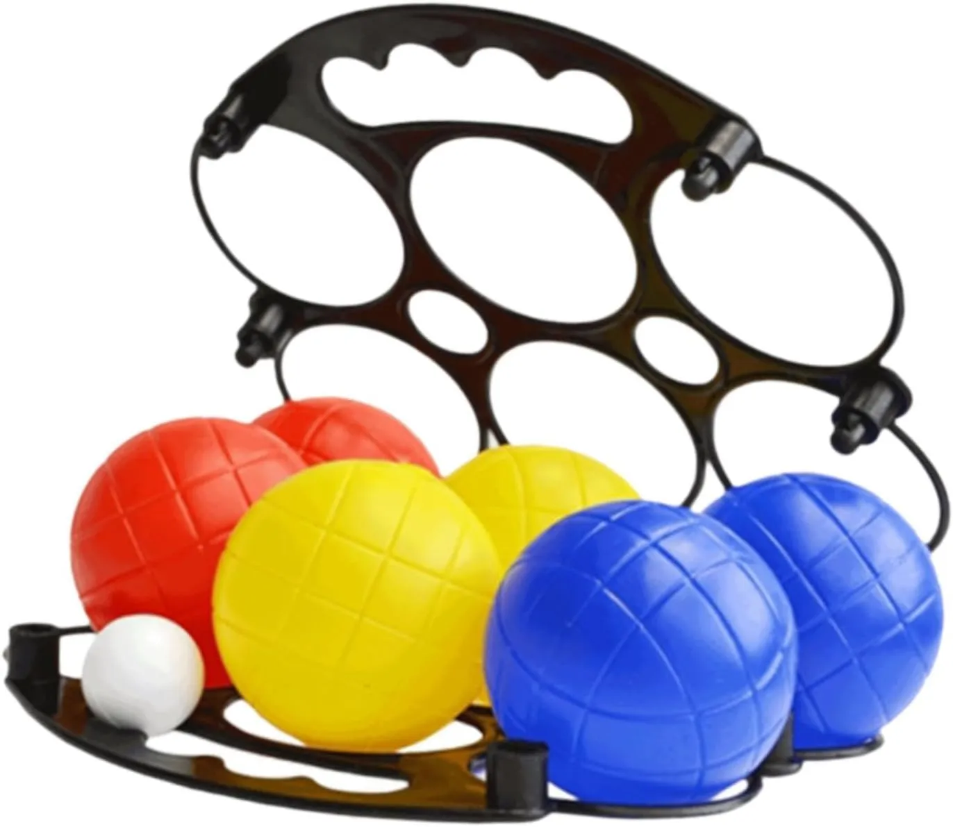 Classic Bocce Balls Set, Lightweight & Portable with 6 Bocce Balls, 1 Pallino and Carry Bag, Outdoor Garden Backyard Beach Yard Lawn Games for Kids/Adults/Family