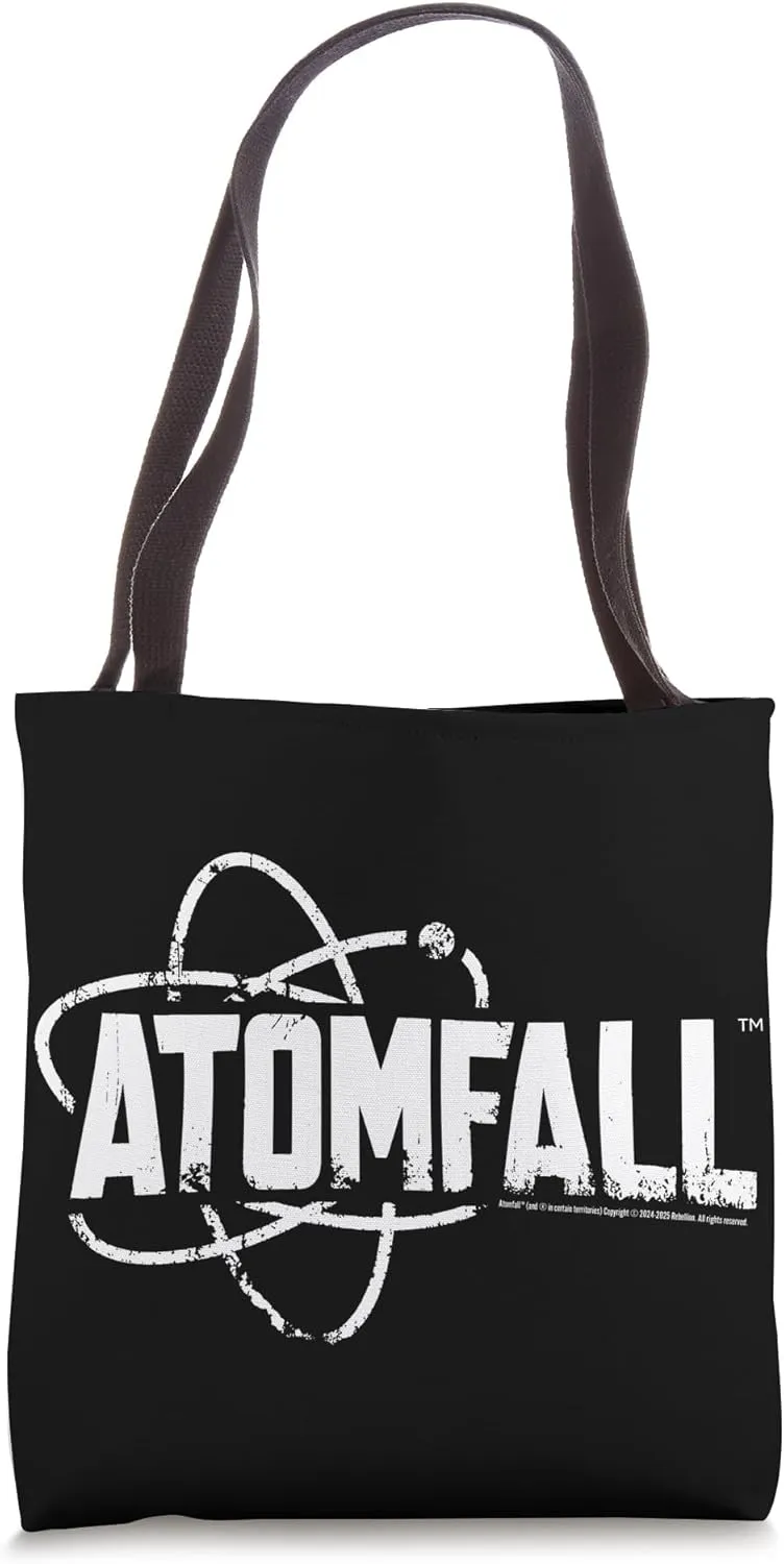 Classic White Text Logo Tote Bag