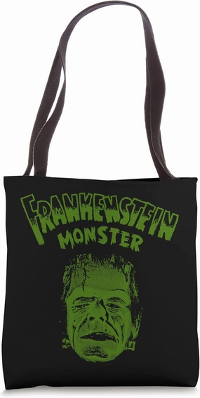 Classic Horror Movie Monsters-Vintage Frankenstein Monster Tote Bag