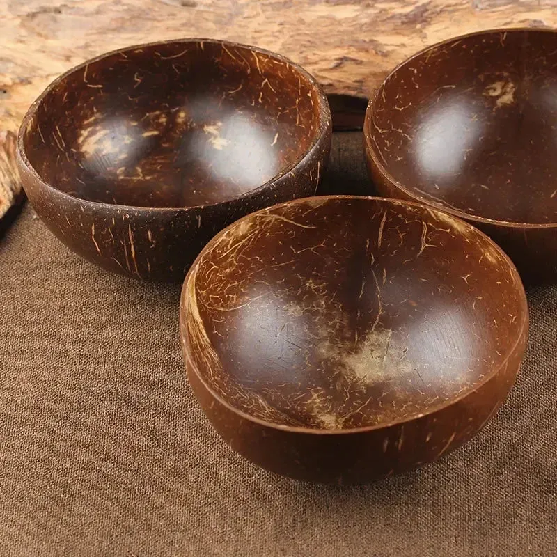 Coconut Shell Bowl Set