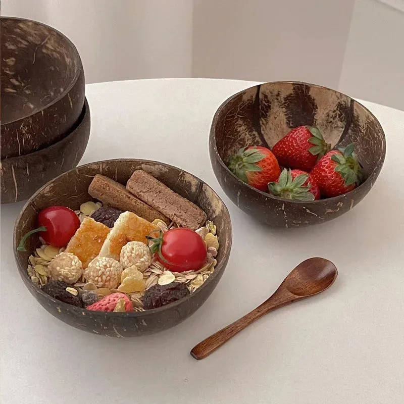 Coconut Shell Bowl Set