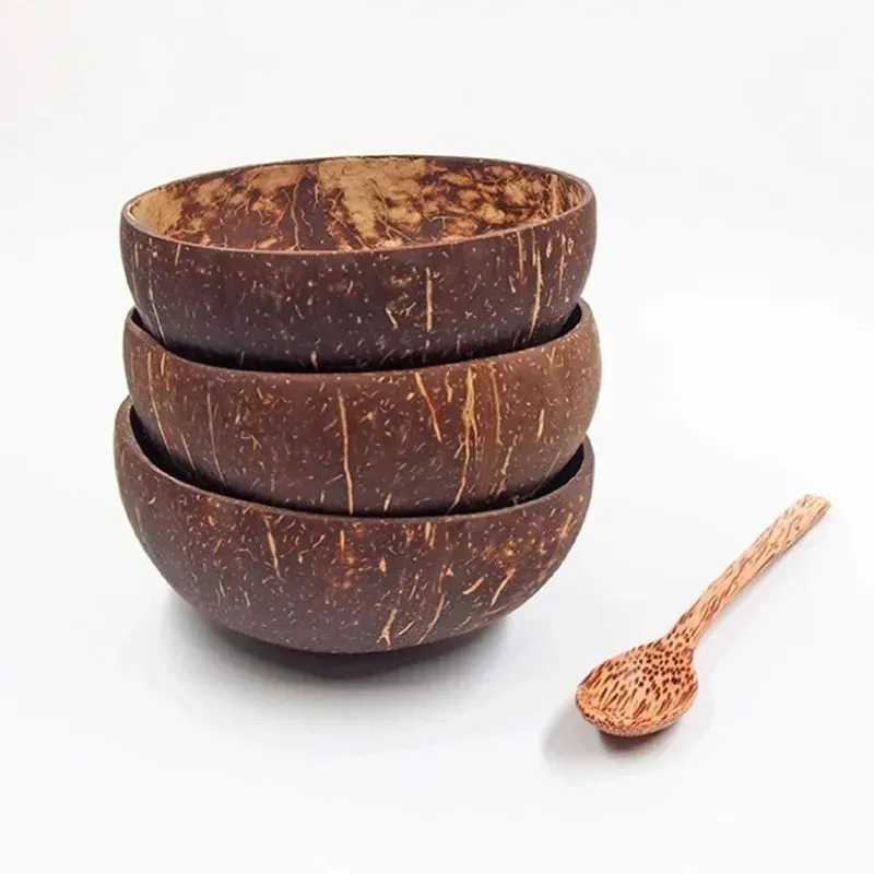 Coconut Shell Bowl Set
