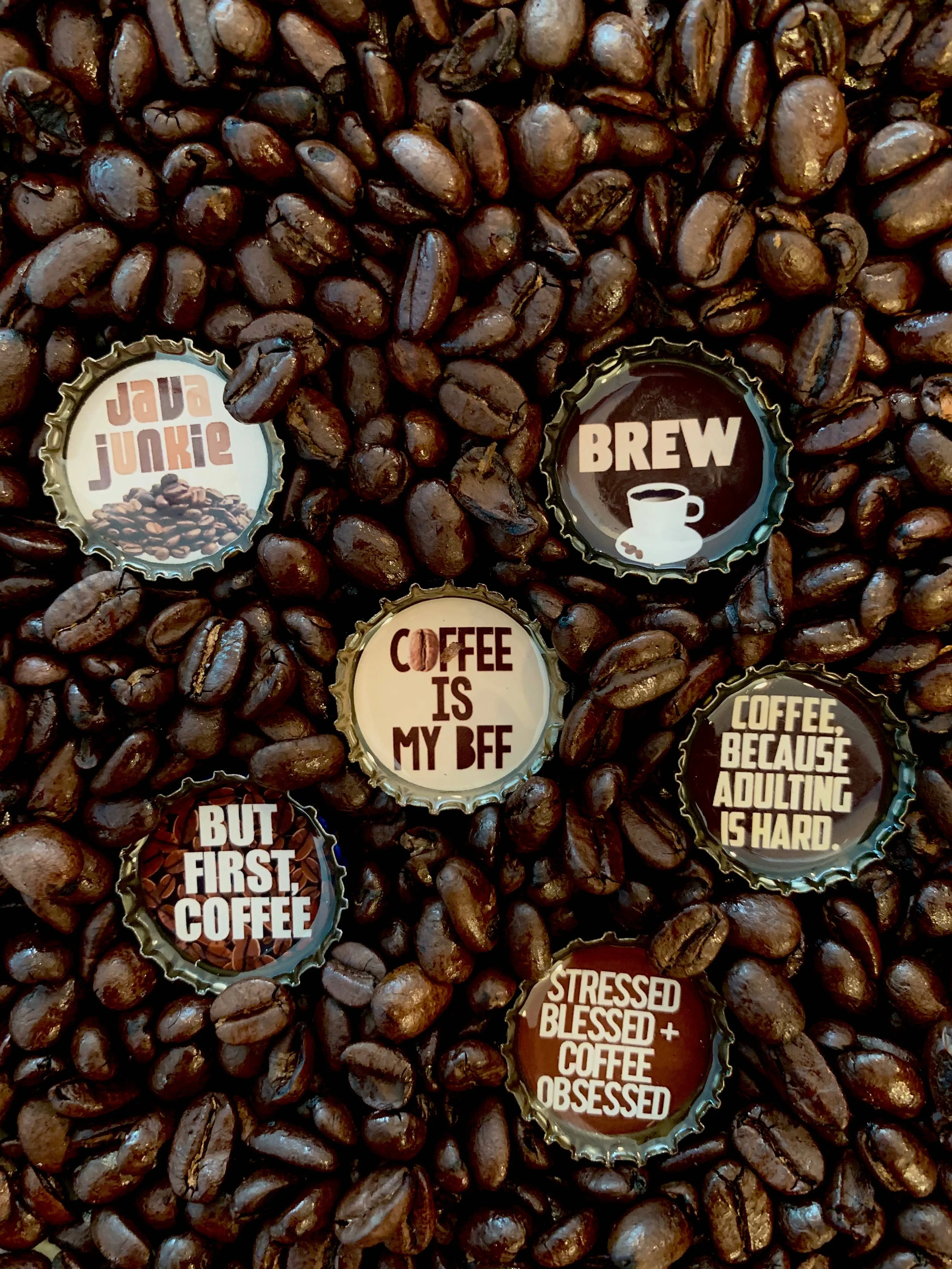 Coffee Magnets - Handmade & Eco-friendly