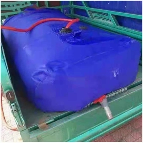 Collapsible Water Container, High Capacity Water Storage Bag, Pressure-Resistant Water Tank for Garden Farm Agricultural Drought Resistance, Customizable (Color : Blue, Size : 4200L/2.5X1.7X1