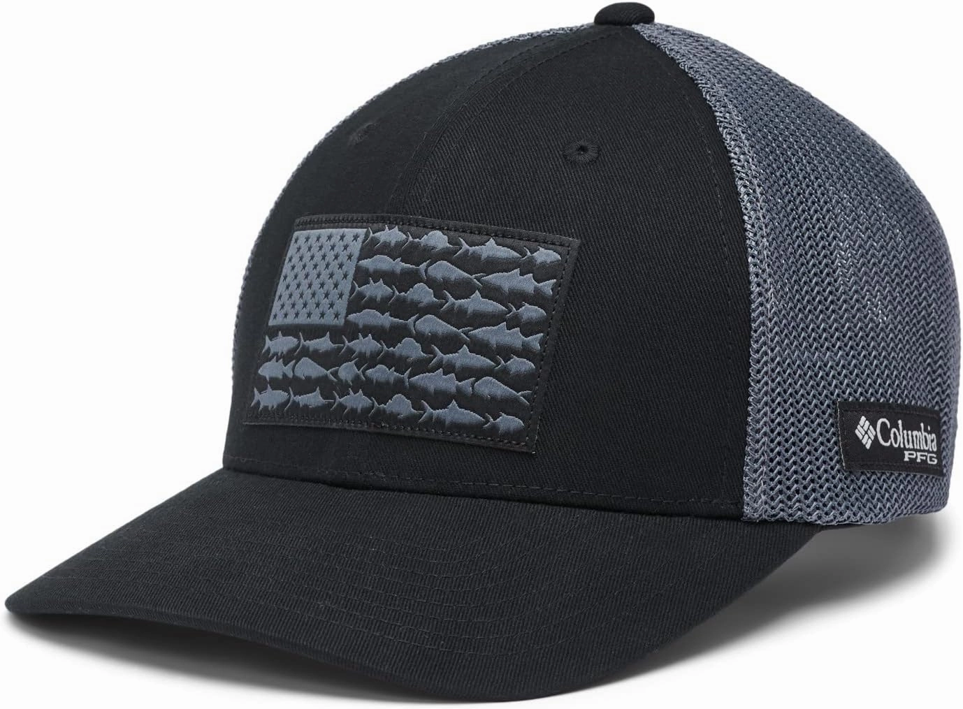 Columbia Unisex Adult PFG Fish Flag Mesh Ball Cap
