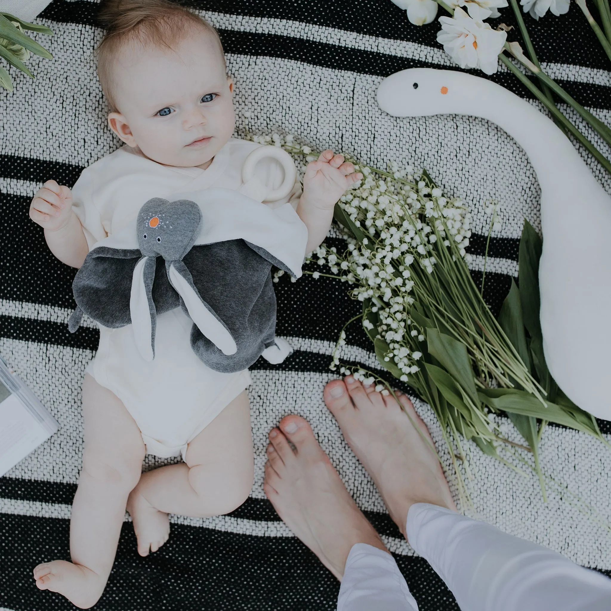 Comforter with teether BUNNY