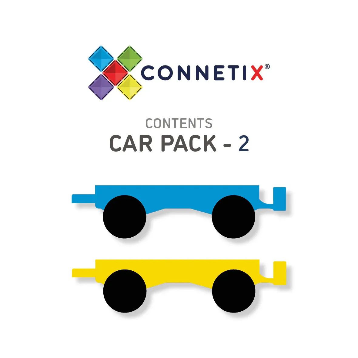CONNETIX - CREATIVE CAR PACK | 2 PIECE
