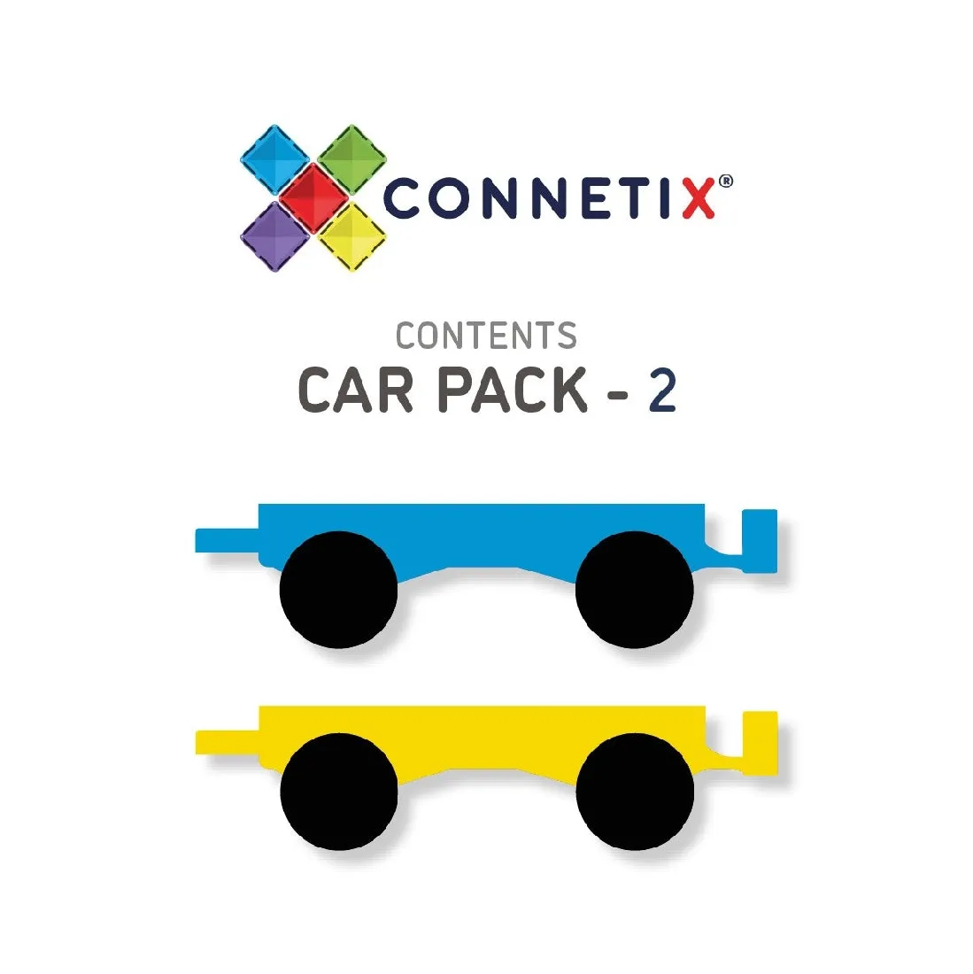 CONNETIX TILES - CAR PACK: 2PC