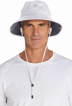 Coolibar UPF 50  Men's Chase Featherweight Bucket Hat - Sun Protective
