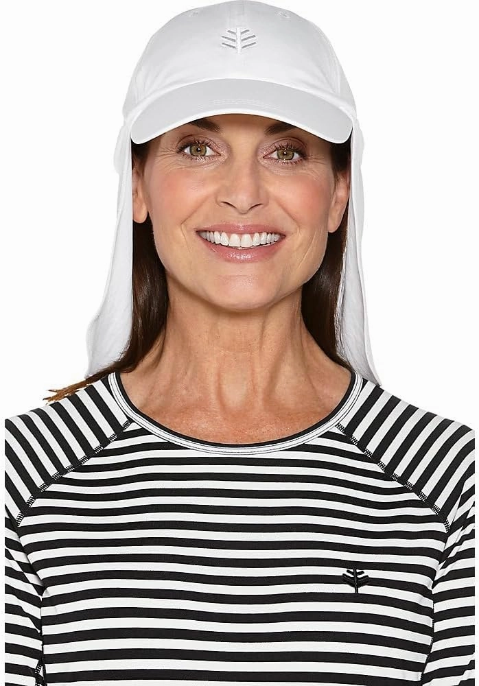 Coolibar UPF 50  Men's Women's Hayden Chlorine Resistant All Sport Hat - Sun Protective