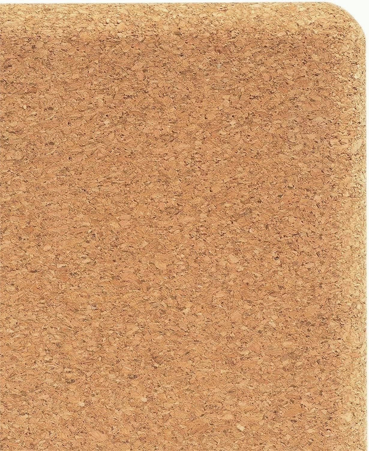 Cork Yoga Blocks 2 Pack Set -Natural Cork from Portugal, 9"x6"x4" Yoga Blocks Non-Slip&Anti-Tilt for Women| Men, Lightweight, Odor-Resistant| Moisture-Proof, Perfect Yoga Equipment