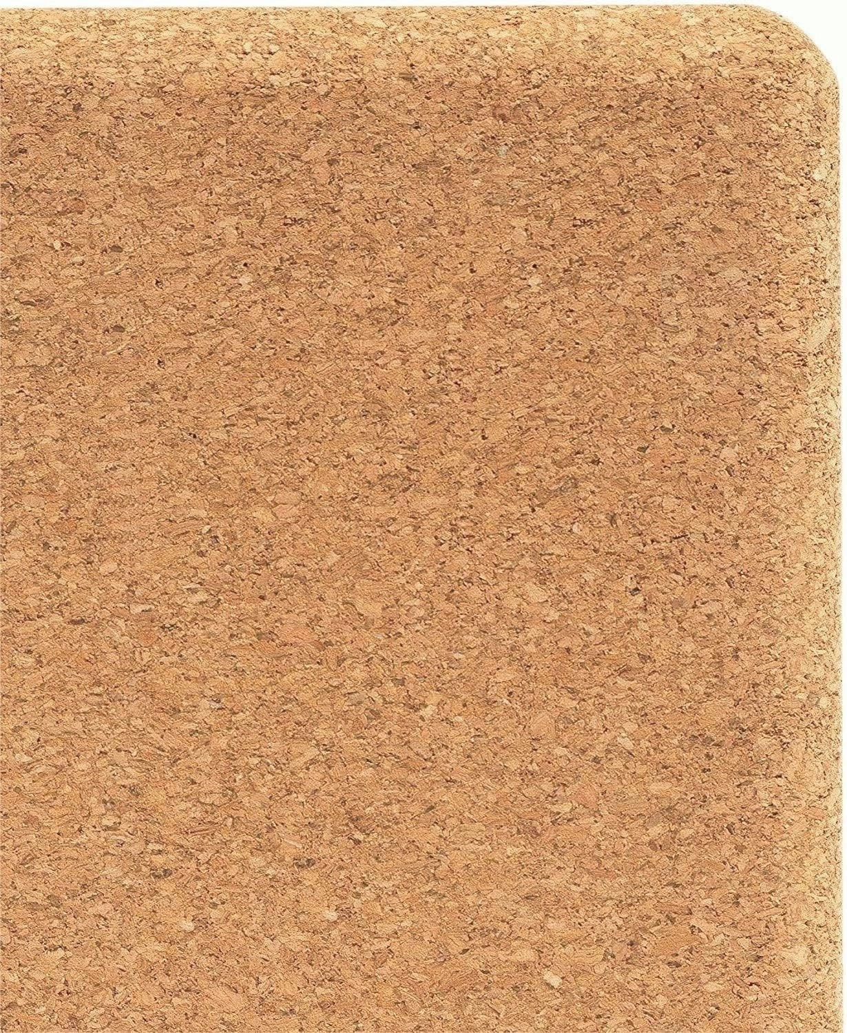 Cork Yoga Blocks 2 Pack Set -Natural Cork from Portugal, 9"x6"x4" Yoga Blocks Non-Slip&Anti-Tilt for Women| Men, Lightweight, Odor-Resistant| Moisture-Proof, Perfect Yoga Equipment