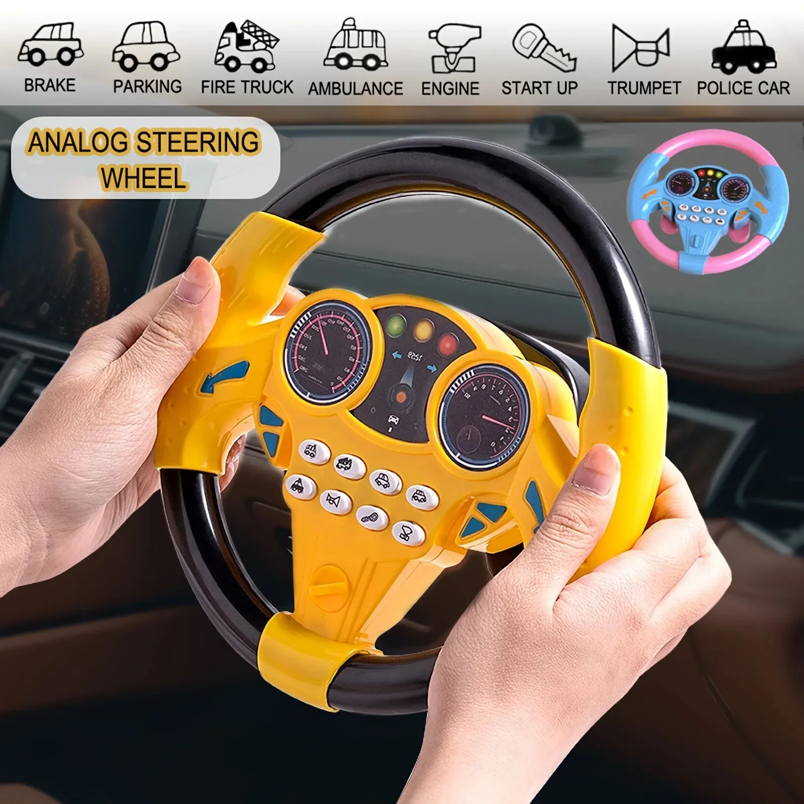 Creative Kids' Car Steering Wheel Toy Gift