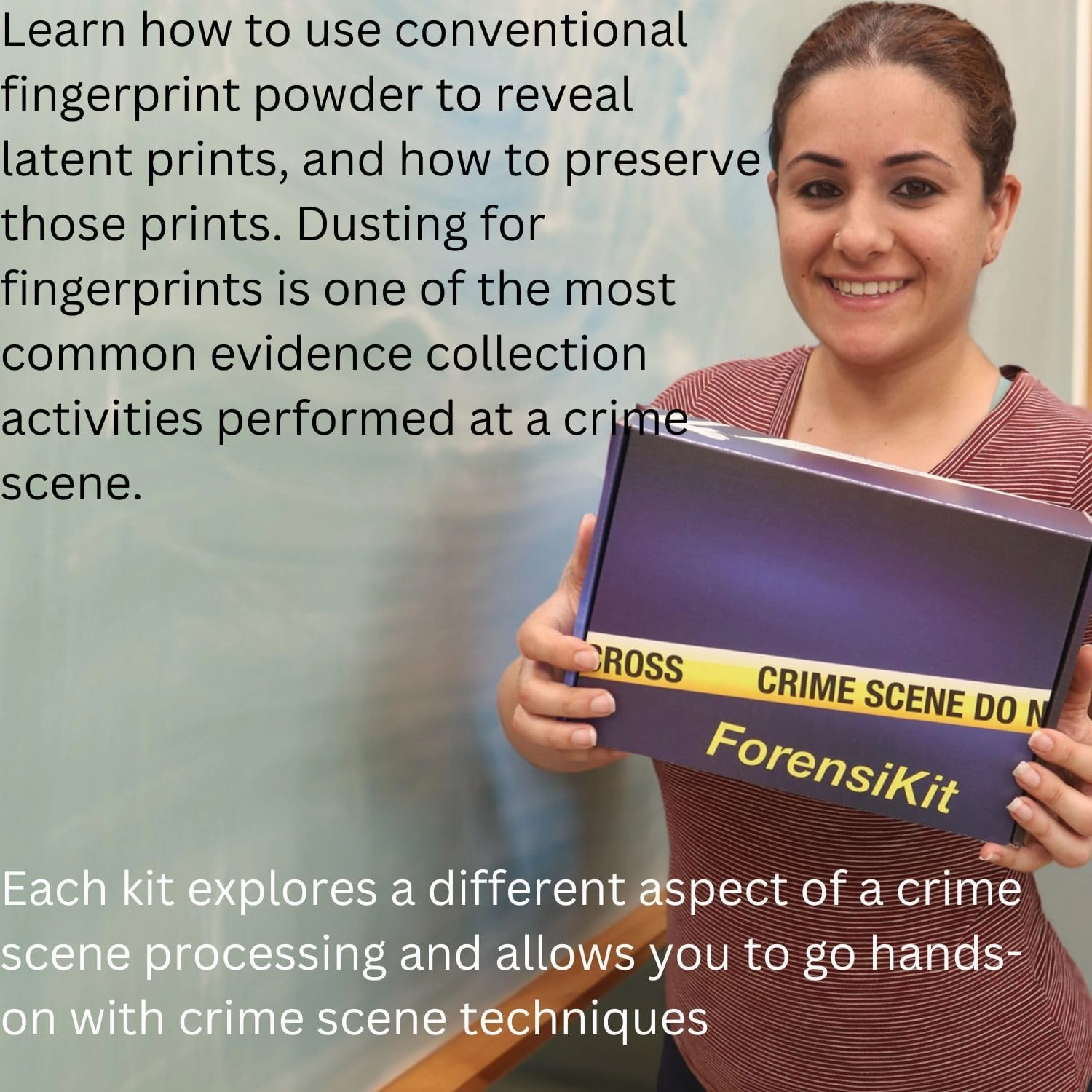 Crime Scene Printing with Classic Powder, ForensiKit Explore Crime Scene Processing Techniques