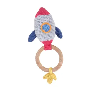 Crochet Rocket Ring Rattle