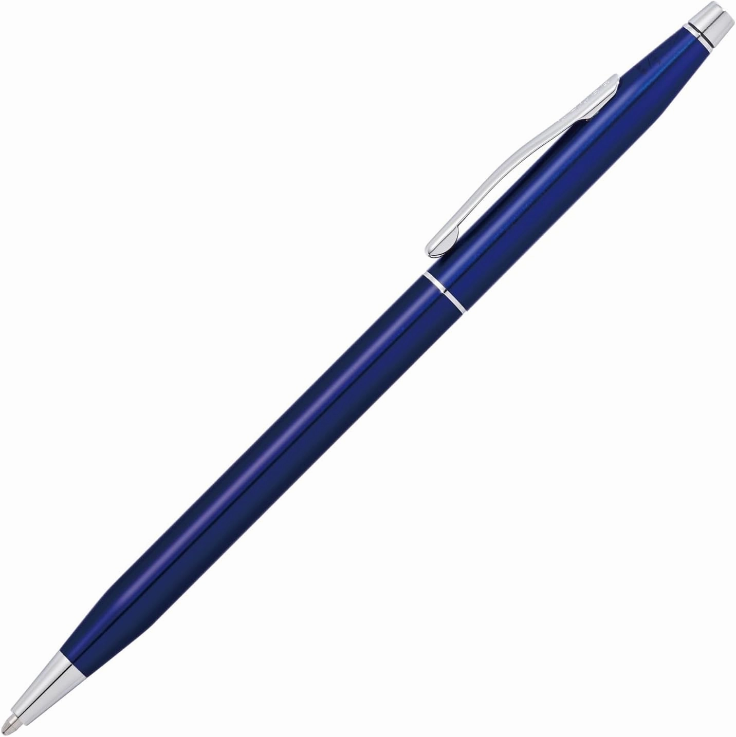 Cross Classic Century Refillable Ballpoint Pen Presented in a Luxury Gift Box - Medium Point, Black Ink, Translucent Blue