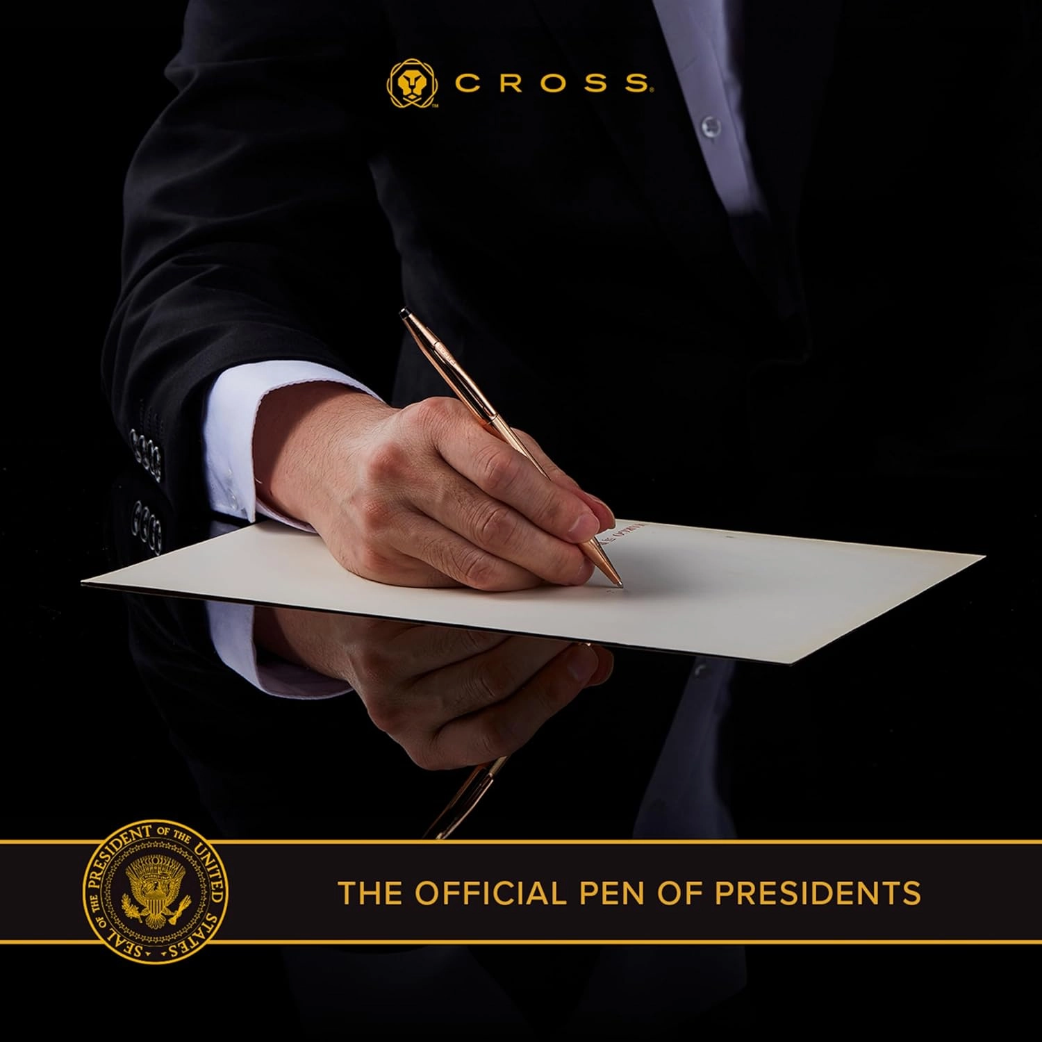 Cross Classic Century Refillable Ballpoint Pen Presented in a Luxury Gift Box - Medium Point, Black Ink, Translucent Blue